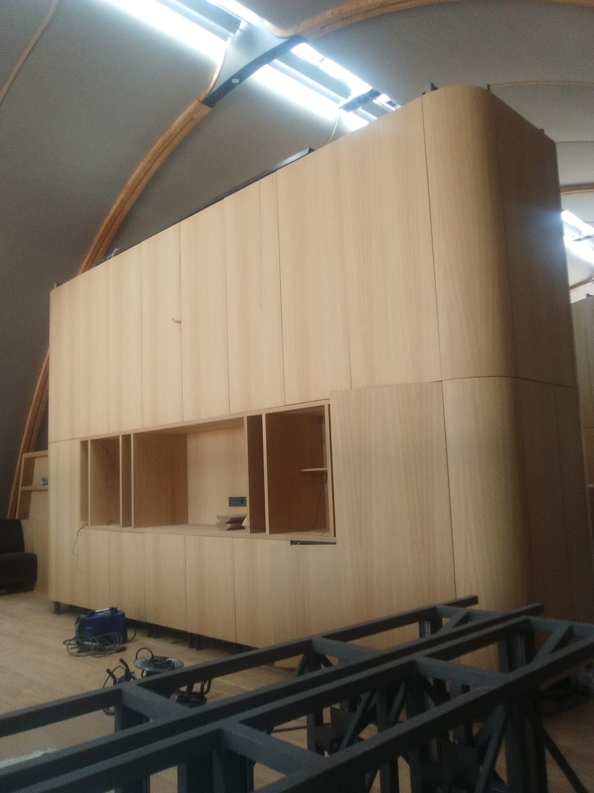 Stand modular madera
